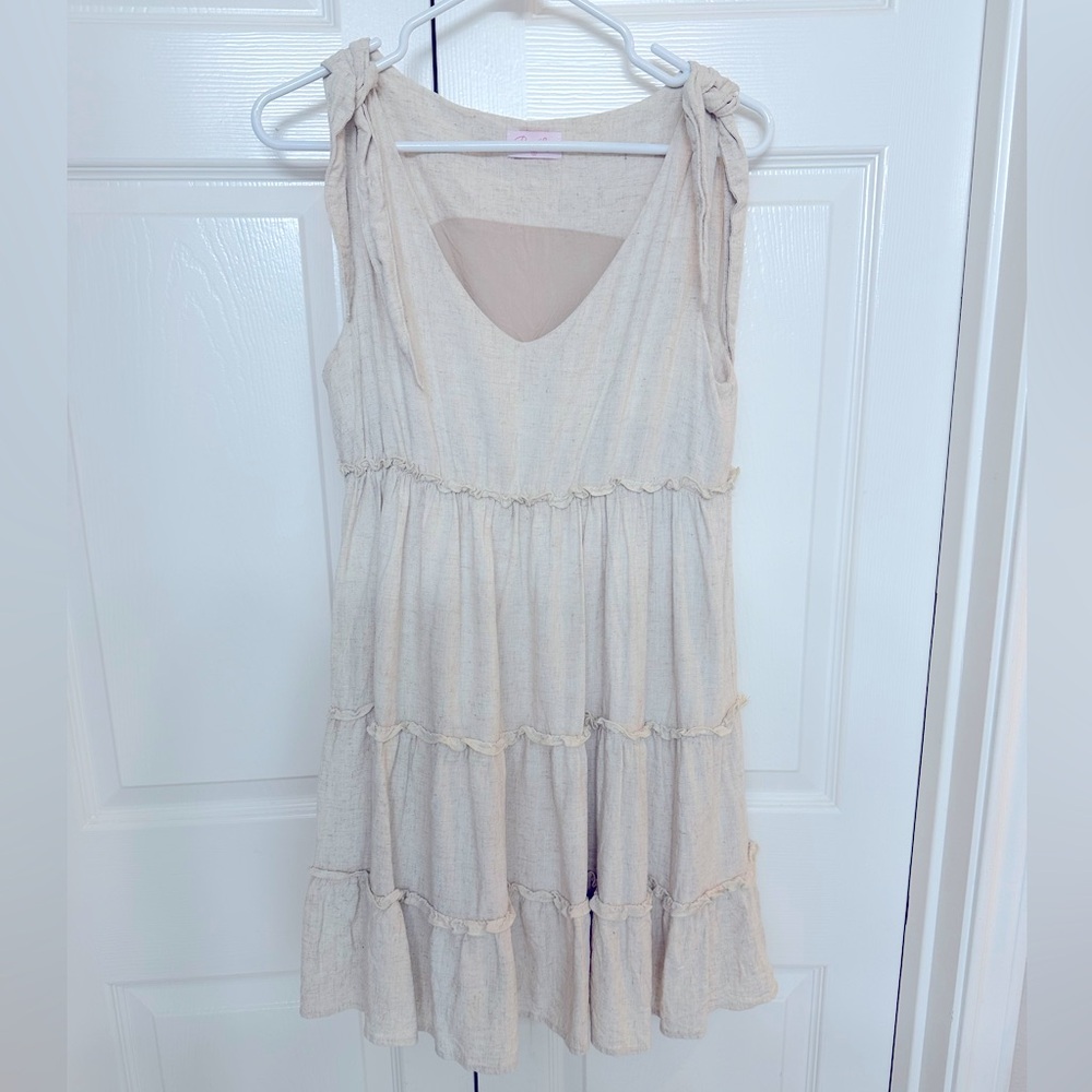 Pink Lilly linen blend Dress!